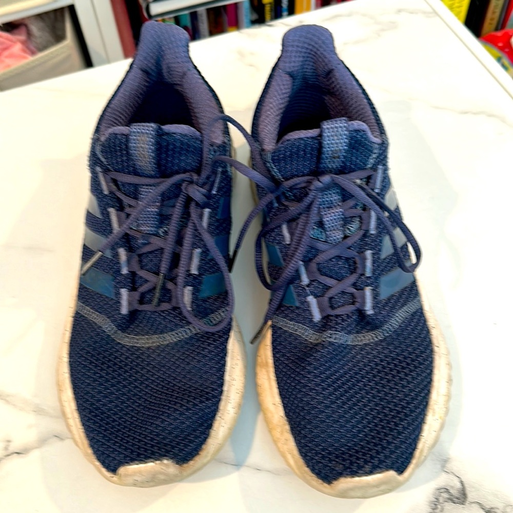 Adidas blue sneakers size 9